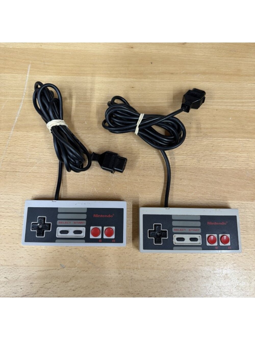 Nintendo NES Controller Lot Of 2-Original Authentic OEM-NES-004 Tested & Working
